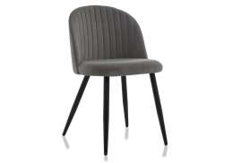 Стул на металлокаркасе Gabi 1 dark gray / black (50x53x79)